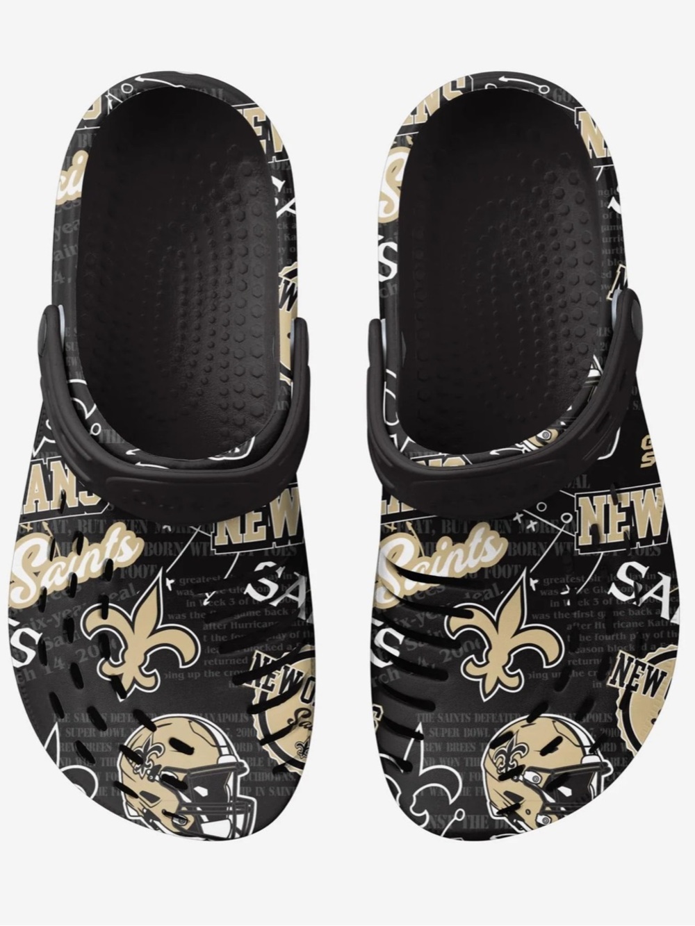 New Orleans Saints Clogs